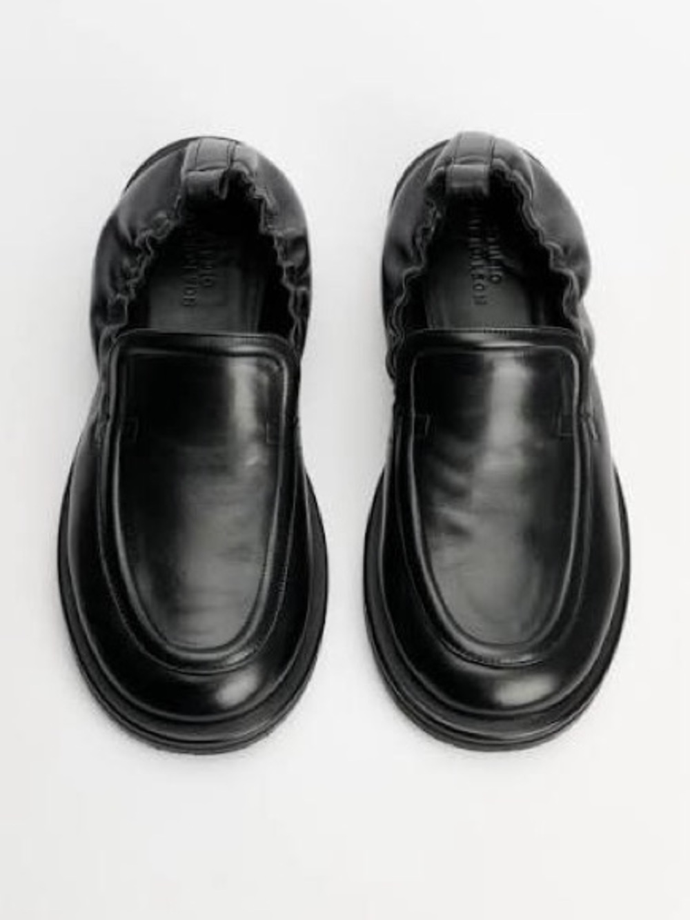 Unbranded Donovan style size 10 Men's Black Leather Slip-On Loafers